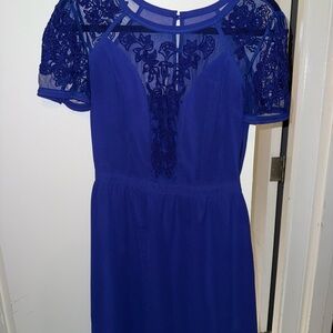 Kimchi Blue A-line Puff Sleeve Midi Dress